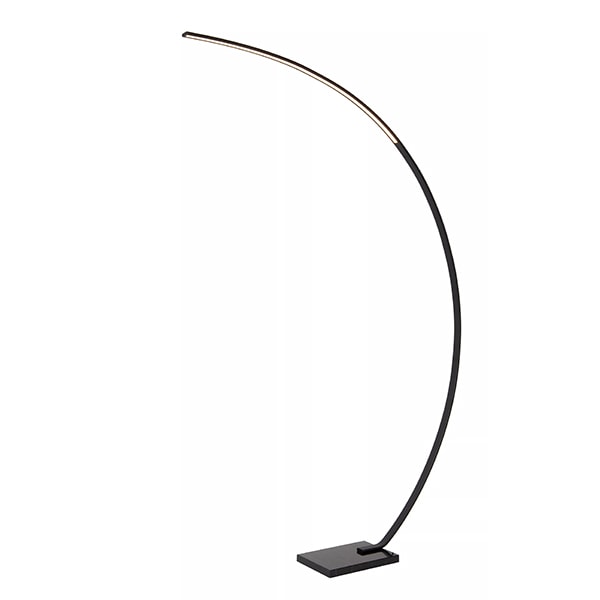 【LUCIDE】ベルギー アークフロアライト「CURVE」Black（L1404×H1920×D220mm）