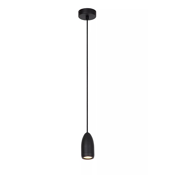 【LUCIDE】ベルギー ペンダントライト「EVORA」Black（φ60mm）