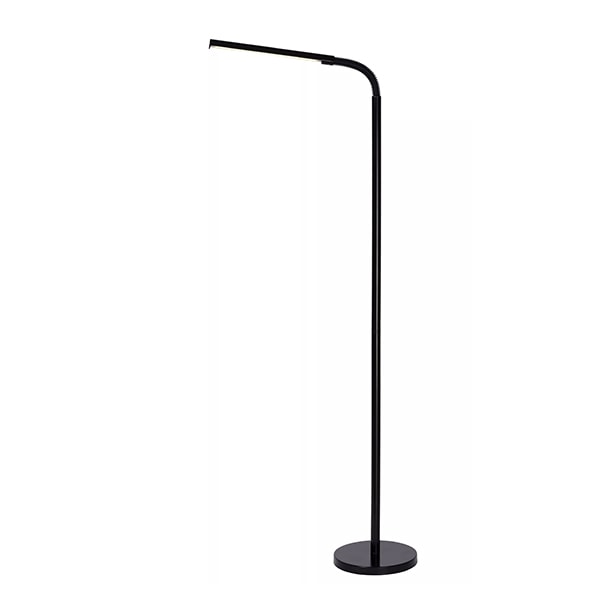 【LUCIDE】ベルギー フロアリーディングライト「GILLY」Black（W450×H1530mm）