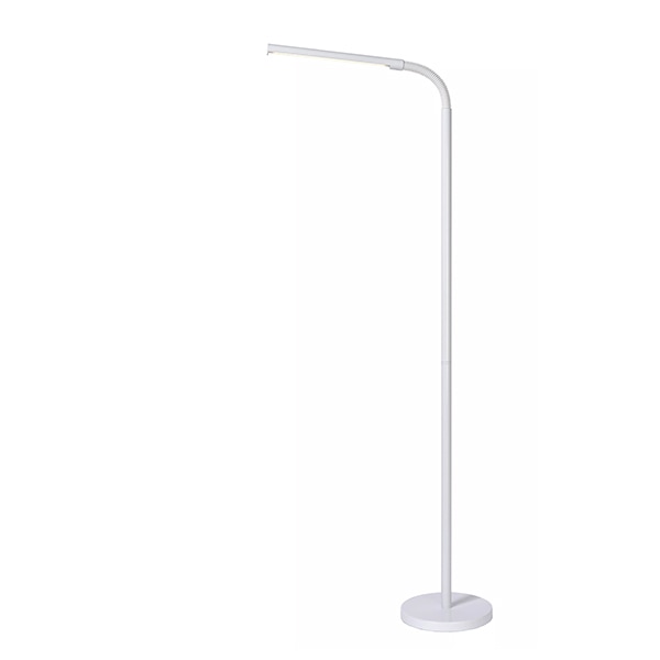 【LUCIDE】ベルギー フロアリーディングライト「GILLY」White（W450×H1530mm）
