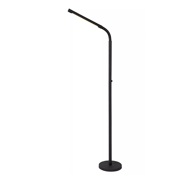 【LUCIDE】ベルギー 充電式フロアリーディングライト「GILLY」Black（W490×H1190mm）