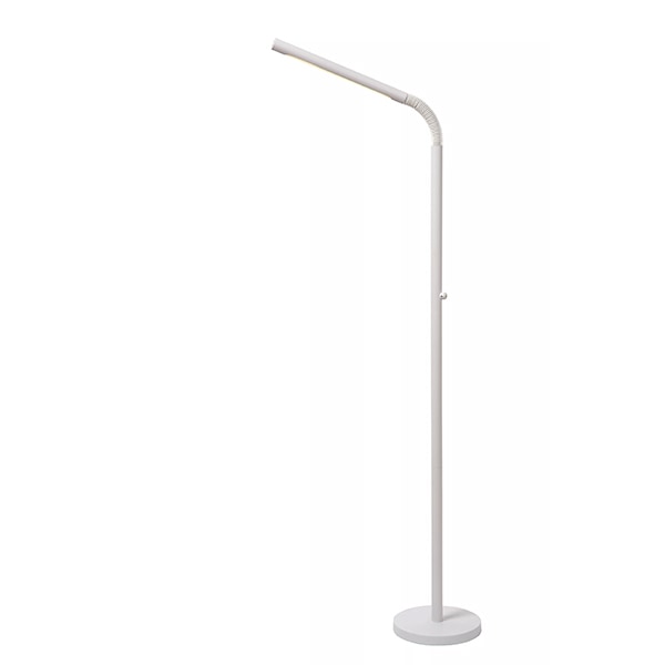 【LUCIDE】ベルギー 充電式フロアリーディングライト「GILLY」White（W490×H1190mm）