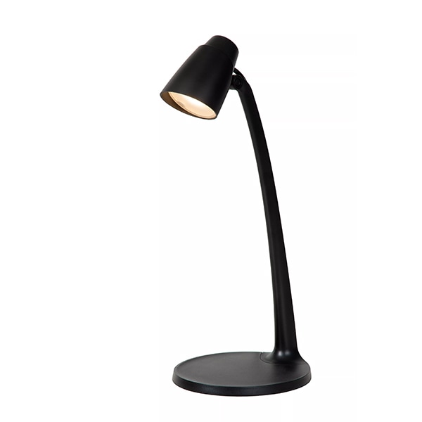 【LUCIDE】ベルギー デザイン照明 テーブルライト「LUDO」Black（φ191×H402×D156mm）