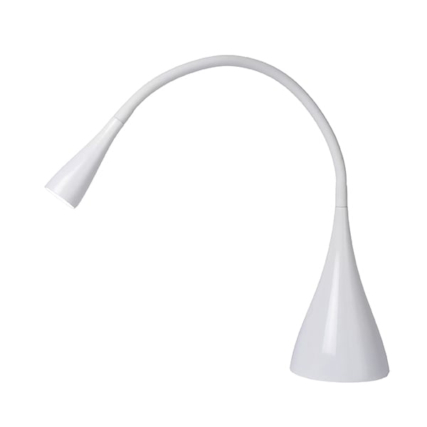 【LUCIDE】ベルギー デザイン照明 テーブルライト「ZOZY」White（φ112×H485mm）