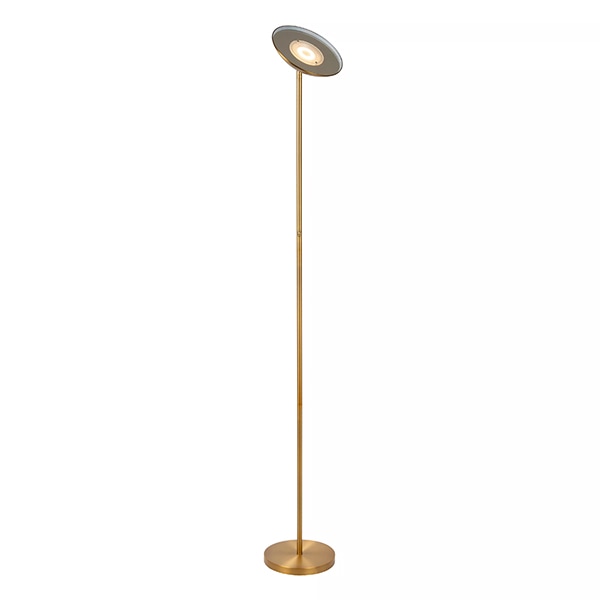 【LUCIDE】ベルギー デザイン照明 フロアライト「ZENITH」Gold（φ254×H1800mm）