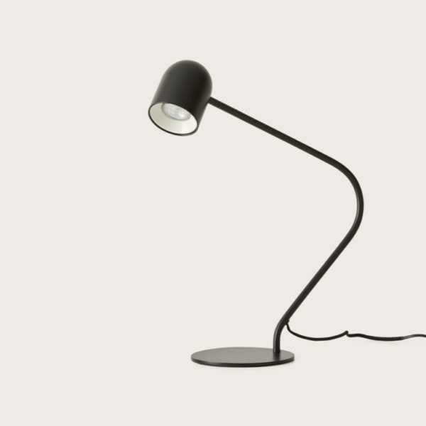 【aromas】 スペイン・インテリア照明「PIPE」テーブルライト 1灯 ブラック (W180×H522mm)