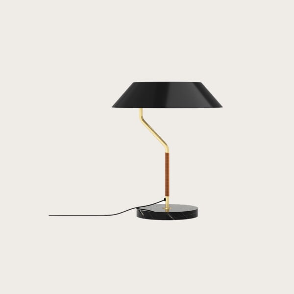 【aromas】 スペイン・インテリア照明「AIDER」テーブルライト 1灯 ゴールド／シルバー (W360×D360×H430mm)