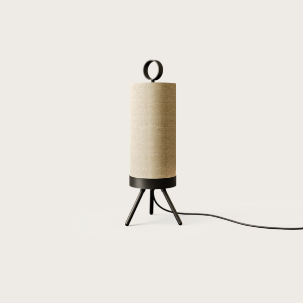 【aromas】 スペイン・インテリア照明「NOOI」テーブルライト 1灯 ブラック (W140×D140×H452.5mm)