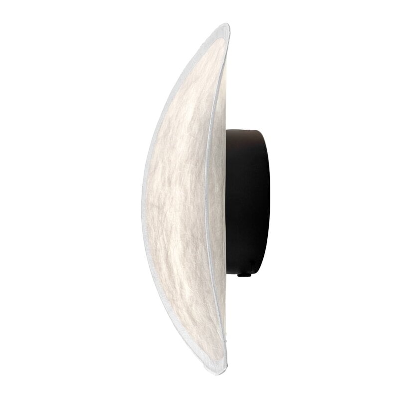 【New Works】北欧デザイン照明 「Tense」 ウォールライト ブラック (φ350×Ｄ110mm)