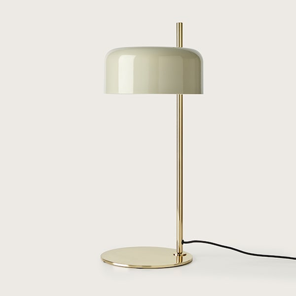 【aromas】 スペイン・インテリア照明「LALU」テーブルライト 1灯 シルバー／ゴールド (W220×D220×H510mm)