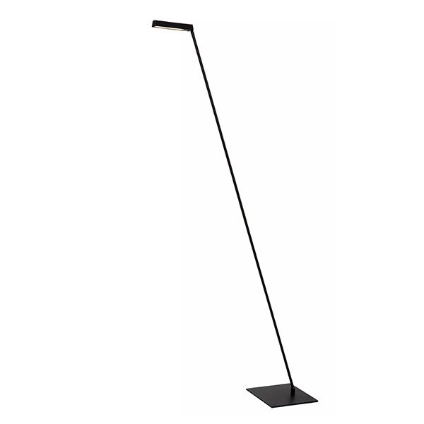 【LUCIDE】ベルギー フロアリーディングライト「LAVALE」Black（W200×H1379mm）