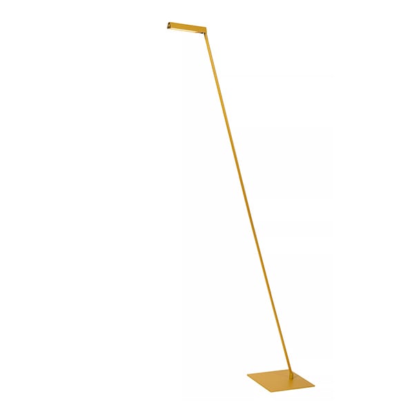 【LUCIDE】ベルギー フロアリーディングライト「LAVALE」Ocher Yellow（W200×H1379mm）