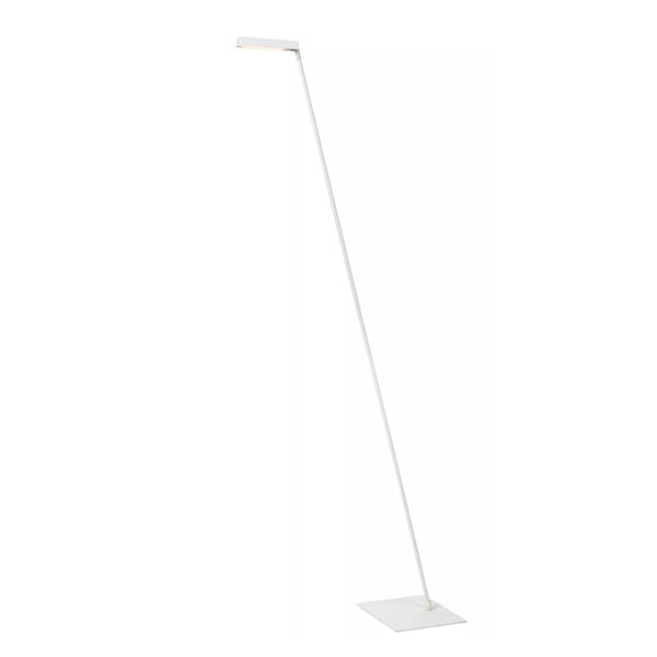 【LUCIDE】ベルギー フロアリーディングライト「LAVALE」White（W200×H1379mm）