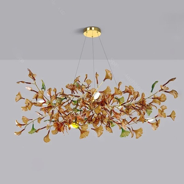 デザイン照明 LEDシーリングペンダントライト Gold／Green（W800／1000／1200mm）