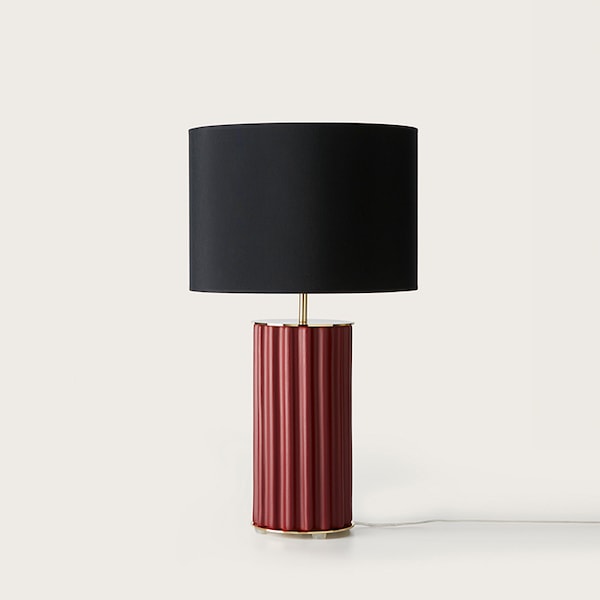 【aromas】 スペイン・インテリア照明「SONICA」テーブルライト 1灯 ブラック／ホワイト／ゴールド／シルバー (φ190×H300mm)