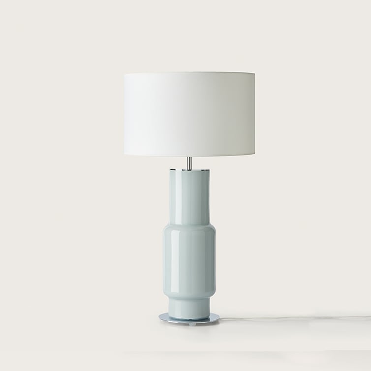 【aromas】 スペイン・インテリア照明「NOA」テーブルライト 1灯 ブラック／ホワイト／ゴールド／シルバー (φ190×H500mm)