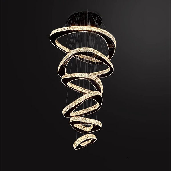 EL JEWEL 北欧スタイル ペンダント照明 ブラウン W600mm 北欧スタイル