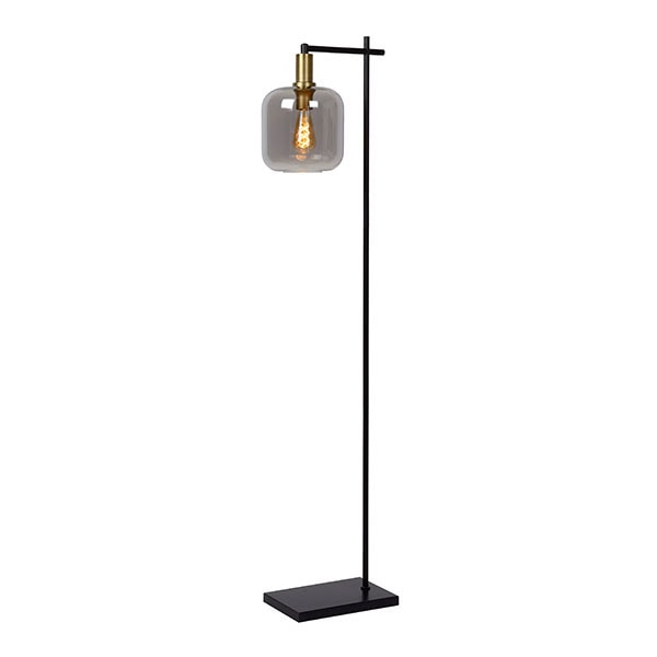 【LUCIDE】ベルギー デザイン照明 フロアライト「JOANET」Smoke Grey（W355×H1500mm）