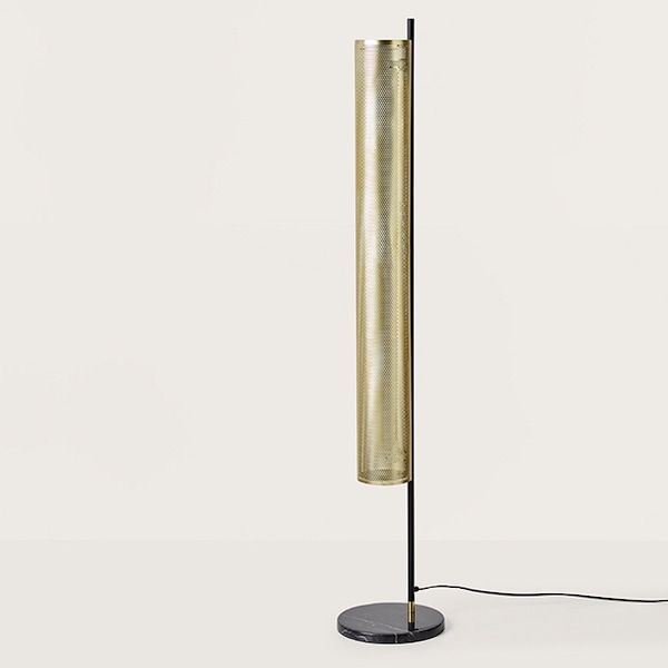 【aromas】 スペイン・インテリア照明「FITO」フロアライト 1灯 ゴールド (φ250×H1400mm)