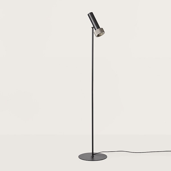 【aromas】 スペイン・インテリア照明「FOCUS」フロアライト 1灯 ゴールド／ブラック／グレー／ホワイト (φ300×H1300mm)