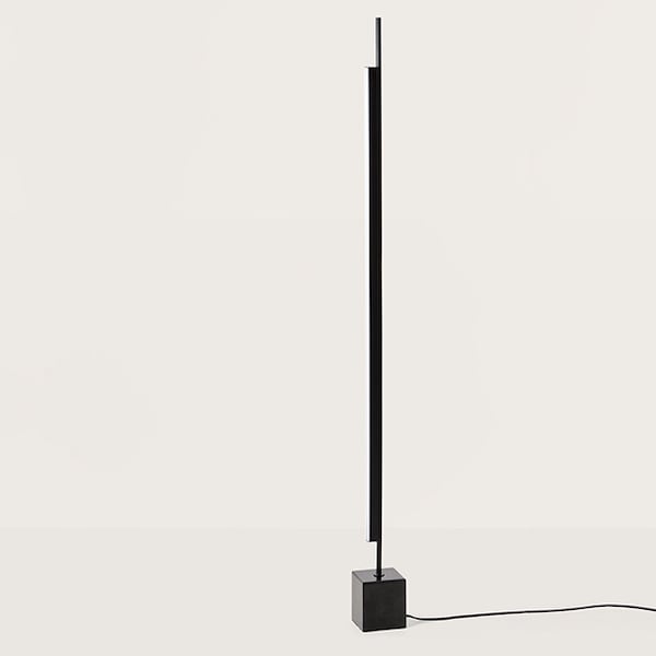 【aromas】 スペイン・インテリア照明「COLN」フロアライト ブラック (W100×H1300mm)