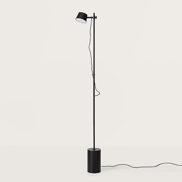 【aromas】 スペイン・インテリア照明「NERA」フロアライト ブラック (W225×H1400mm)