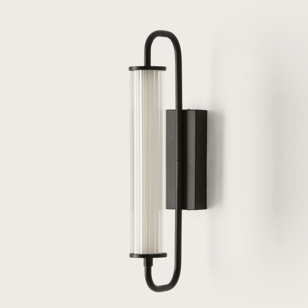 【aromas】 スペイン・インテリア照明「ISON」ウォールライト ブラック／ゴールド (W60×D156×H430mm)