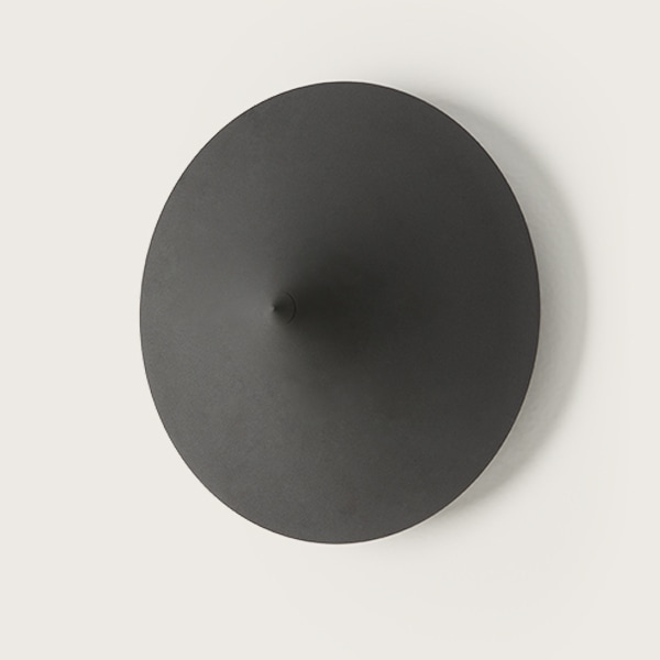 【aromas】 スペイン・インテリア照明「HAT」ウォールライト 1灯 ブラック／ゴールド／ホワイト (φ400×D140mm)