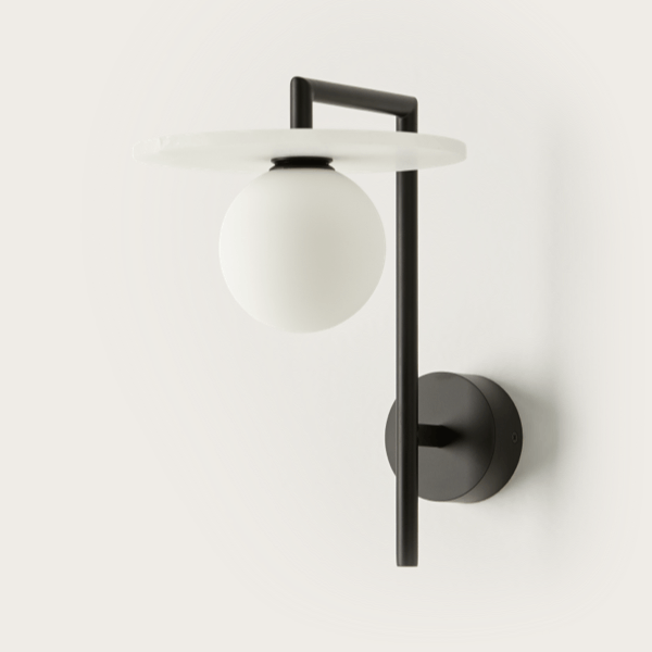 【aromas】 スペイン・インテリア照明「MIRO」ウォールライト 1灯 アラバスター (W200×D257×H287mm)