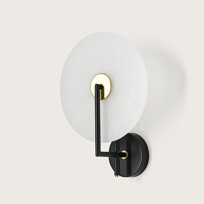 【aromas】 スペイン・インテリア照明「ERTO」ウォールライト 1灯 アラバスター (W250×D140×H325mm)