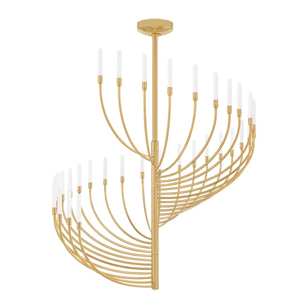 【CORBETT】アメリカ モダンシャンデリア「Amalthea」42灯 ゴールド（W1067×H1150mm）