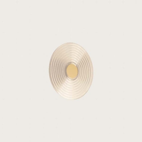 【aromas】 スペイン・インテリア照明「GLIC」ウォールライト ブラック／ゴールド (φ300×D75mm)