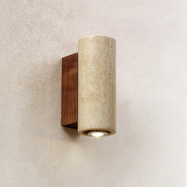 【リーズナブル】デザイン照明　モダン　大理石ウォールライト　全4タイプ（W65×H160mm）