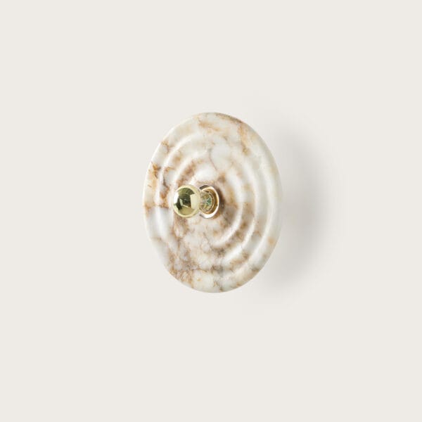 【aromas】 スペイン・インテリア照明「WAVE」ウォールライト1灯 ナチュラル(φ300mm、バルブ100mm)
