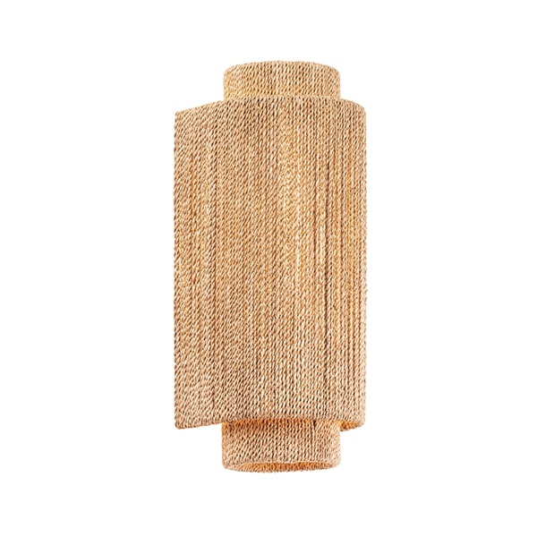 【HUDSON VALLEY】アメリカ・デザイン照明ウォールライト「Metuchen」1灯・ナチュラル（W172×H407mm）