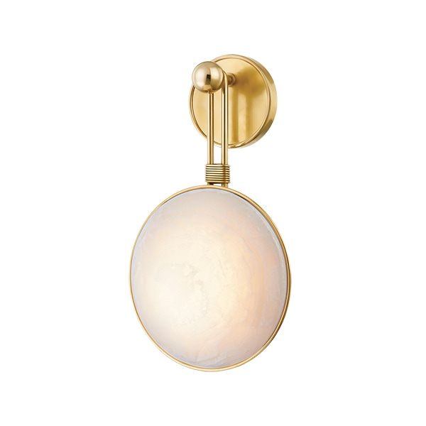 【CORBETT】アメリカ・デザイン照明 ウォールライト「Ares」1灯 ゴールド（W248×H426mm）