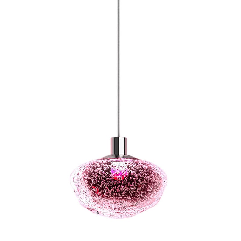 【MARETTI】オランダ・ペンダントライト 1灯「SOFFIO」red（W150×H90mm）