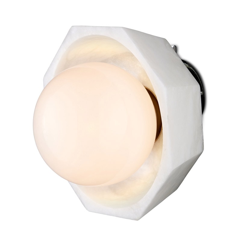 【CURREY】アメリカ・ウォールライト 1灯「Waystone」ホワイト（W254×D190×H254mm）