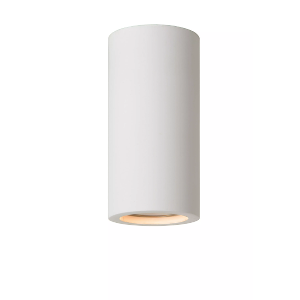 【LUCIDE】ベルギー デザイン照明 シーリングライト「GIPSY」White 1灯（φ70×H140mm）