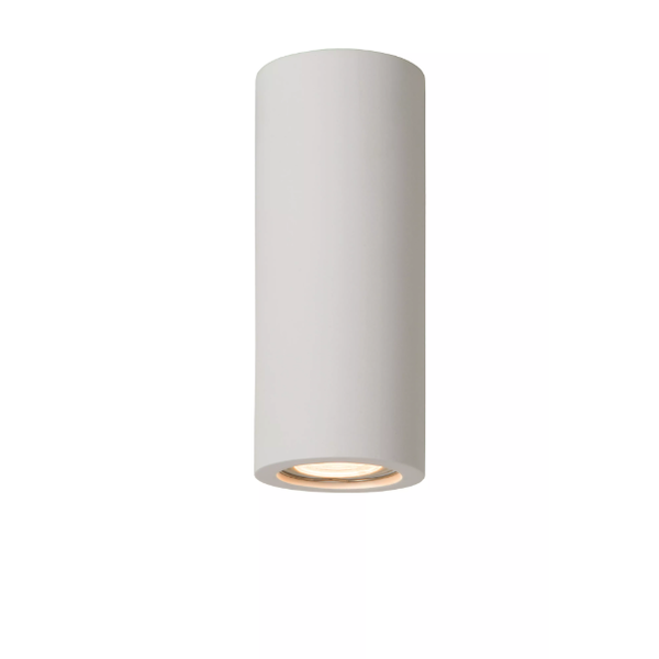【LUCIDE】ベルギー デザイン照明 シーリングライト「GIPSY」White 1灯（φ70×H170mm）