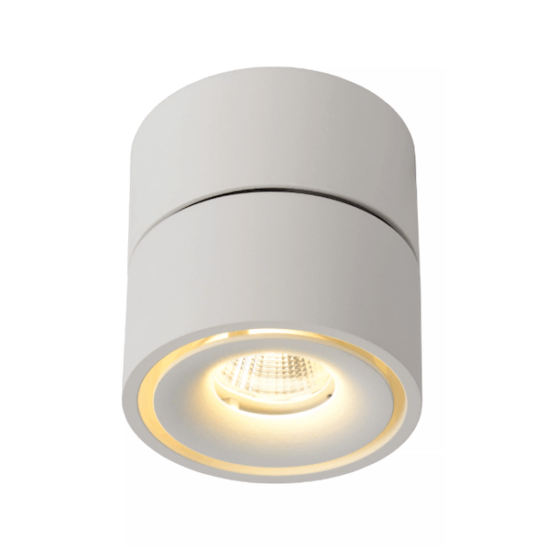 【LUCIDE】ベルギー デザイン照明 シーリングライト「YUMIKO」White（φ78×H82mm）