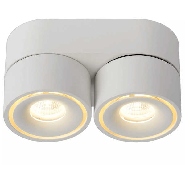 【LUCIDE】ベルギー デザイン照明 シーリングライト「YUMIKO」White（W161×D78×H82mm）