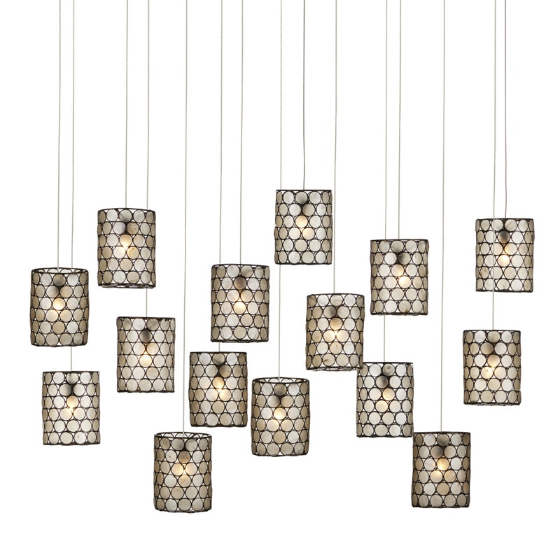 【CURREY】アメリカ・シーリングペンダントライト 15灯「Regatta」（W1219×D304×H330mm）