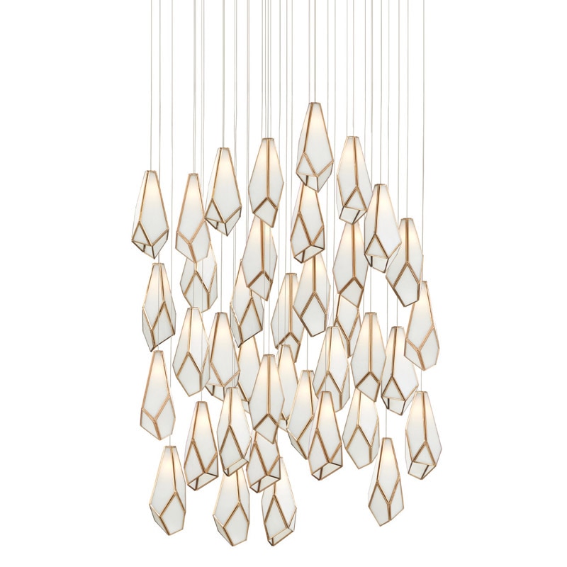 【CURREY】アメリカ・ペンダントライト 36灯「Glace」（φ889×H558mm）