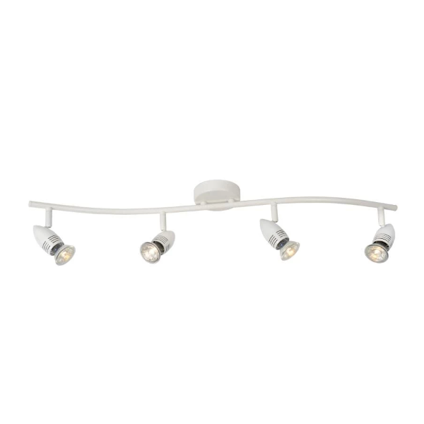 【LUCIDE】ベルギー デザイン照明 シーリングライト「CARO-LED」White 4灯（W780×D90×H130mm）