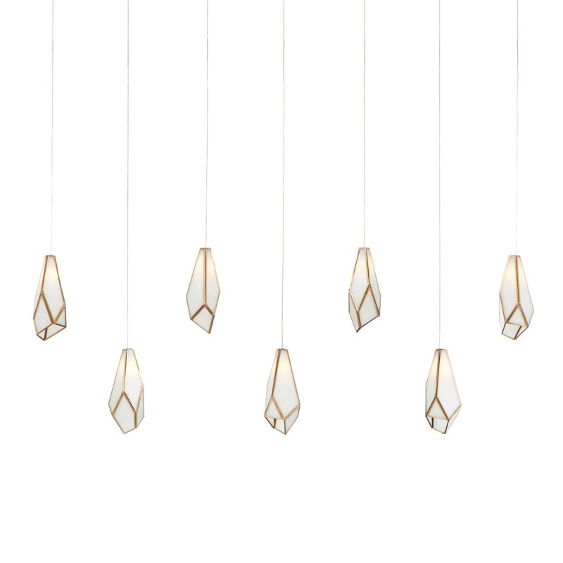 【CURREY】アメリカ・シーリングペンダントライト 7灯「Glace」（W1447×D133×H558mm）