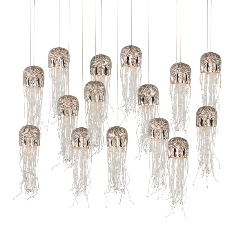 【CURREY】アメリカ・シーリングペンダントライト 15灯「Medusa」（W1219×D304×H558mm）