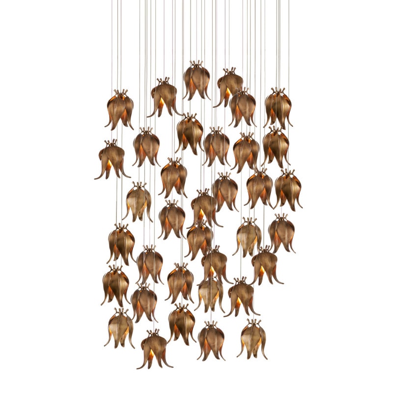 【CURREY】アメリカ・シーリングペンダントライト 36灯「Iota」（φ952×H597mm）