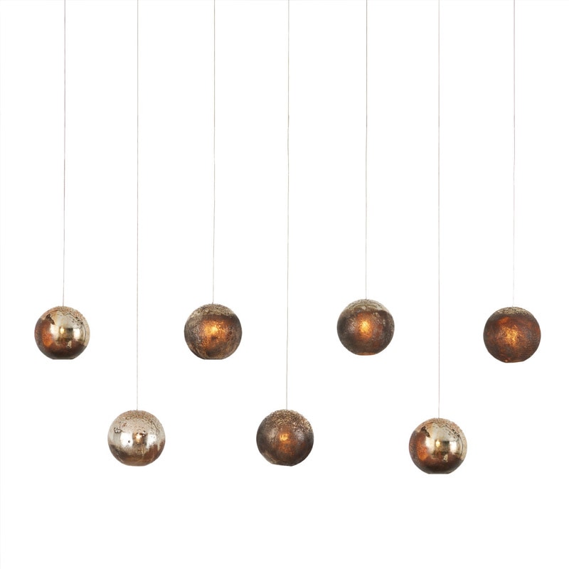 【CURREY】アメリカ・シーリングペンダントライト 7灯「Pathos」（W1447×D133×H304mm）