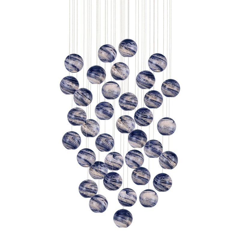 【CURREY】アメリカ・シーリングペンダントライト 36灯「Palatino」（φ914×H292mm）